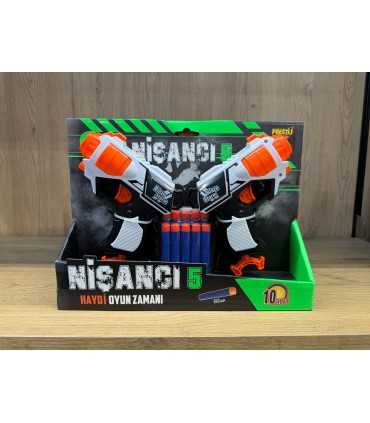 PRESTİJ FAB.6060 2-Lİ NİŞANCI-5 DART FIRLATICI*48