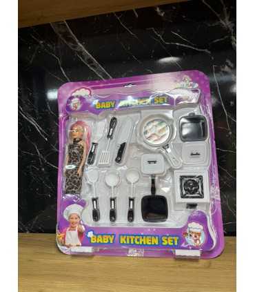 KARTELA MUTFAK SET BEBEKLİ*34