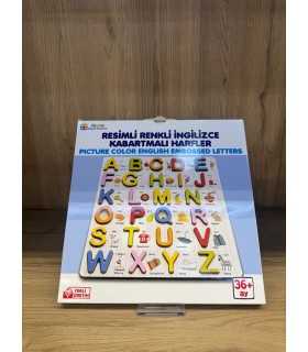 RESİMLİ KABARTMALI HARF İNGİLİZCE