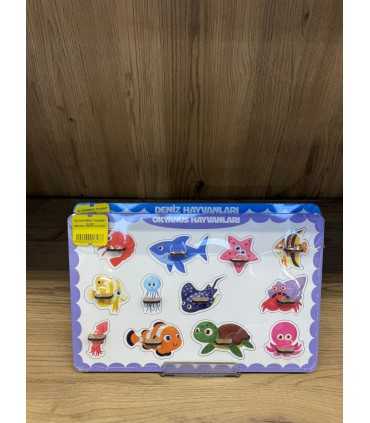 HAMAHA PUZZLE OKYANUS  HAYVANLARI ÇİVİLİ A4