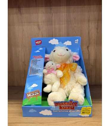 BİRLİK M-1117526-12 TÜRKÇE YAVRULU MASAL ANLATAN KUZU PELUŞ*12
