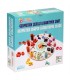 AHŞAP GEOMETRİK ŞEKİLLİ LAGORİTMİK SAAT 